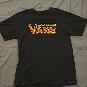 Black VANS t shirt  size:large